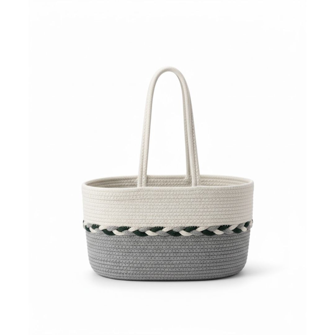 Designer Cotton Rope Baskets for Stylish Organization